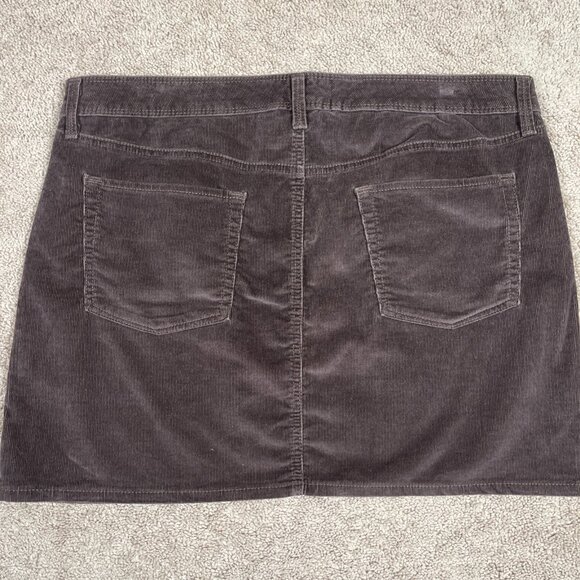 Gap Skirt Womens 18/34 Brown Corduroy 5 Pocket Mini Academia Country Preppy Fall - Picture 6 of 6